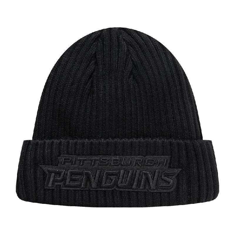 NHL PITTSBURGH PENGUINS NEUTRAL BEANIE (BLACK)