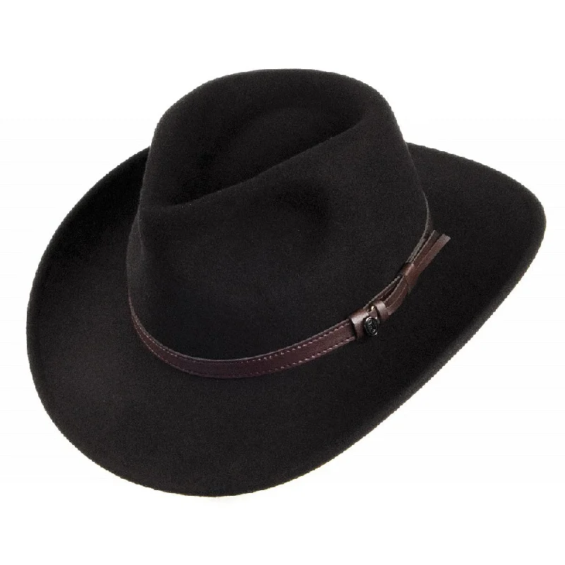 Jaxon & James Crushable Outback Hat Black Wholesale Pack