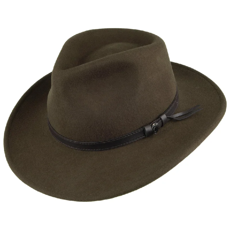 Jaxon & James Crushable Outback Hat Olive Wholesale Pack