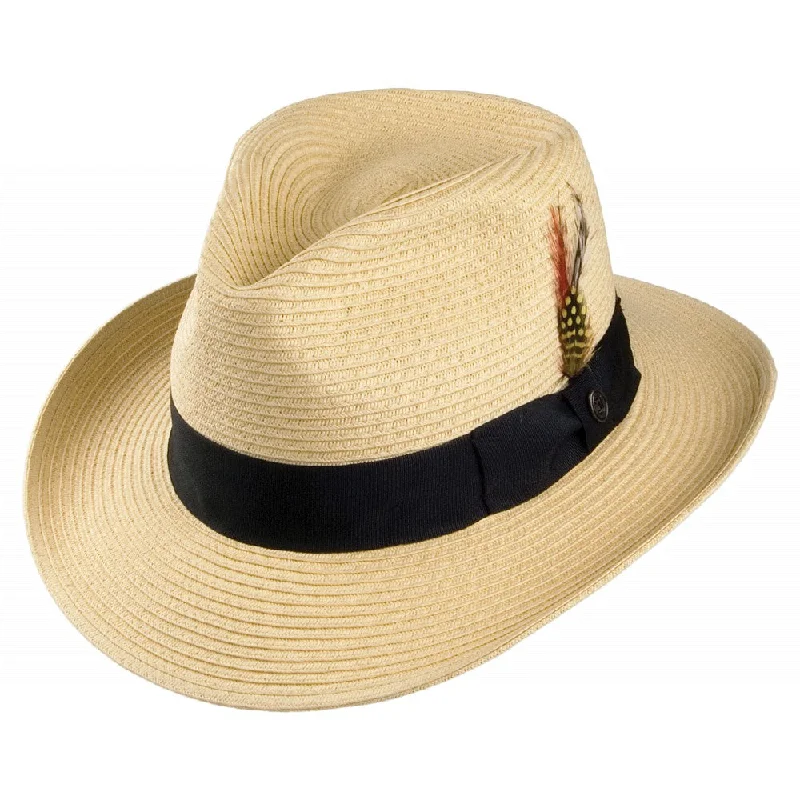 Jaxon & James Summer C-Crown Fedora Natural Wholesale Pack