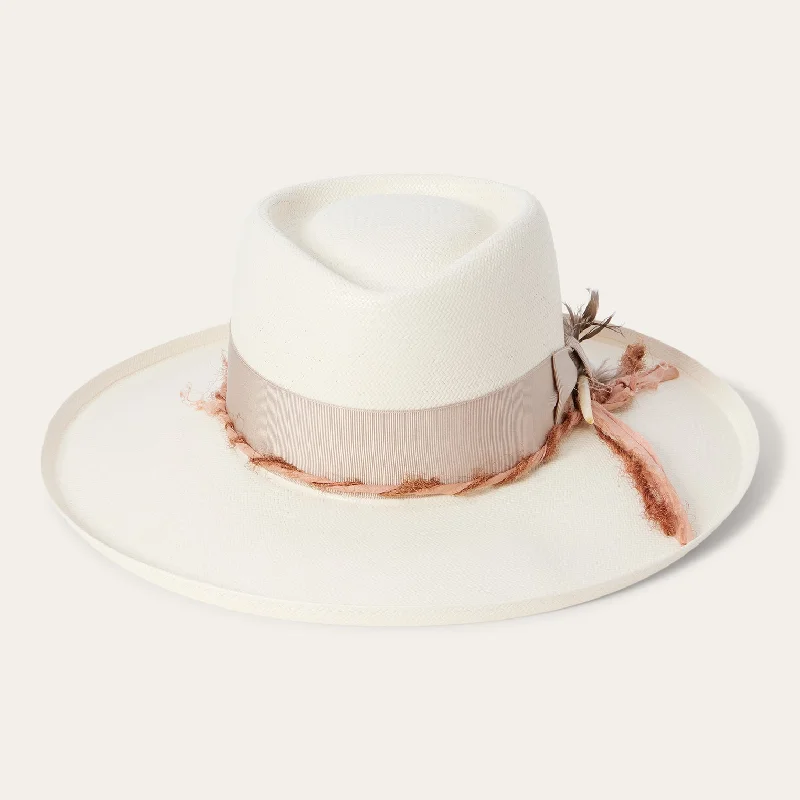 Kings Row Shantung Straw Fedora