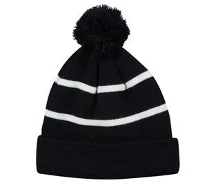 Knit Beanie with Fleece Lining