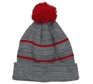 Heathered Grey/Red