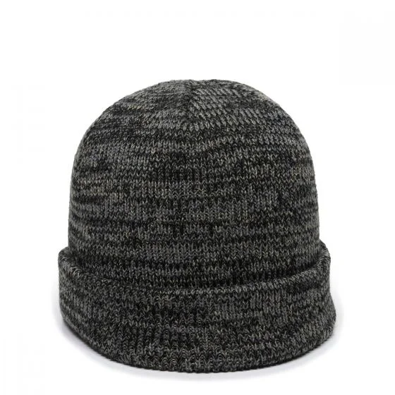 Knit Watch Cap Beanie with Cuff