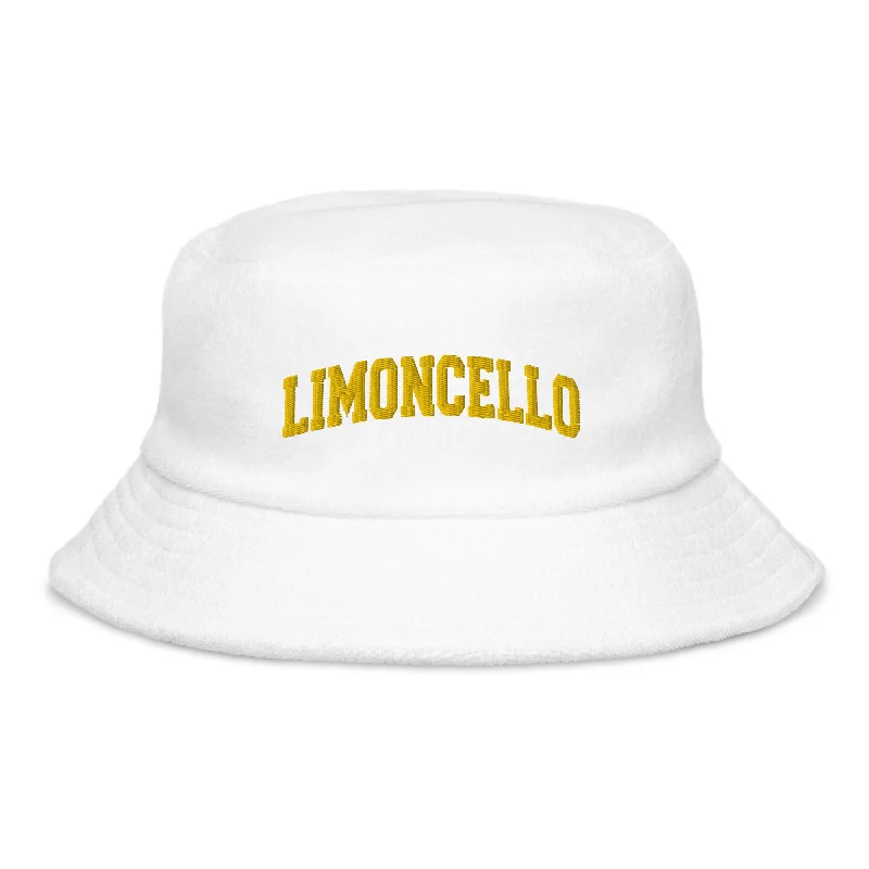 Limoncello terry cloth bucket hat