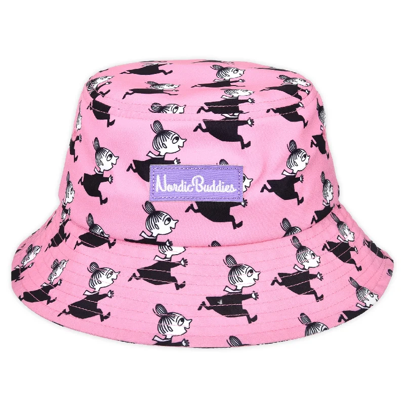 Little My Running Nylon Bucket Hat Kids- Pink