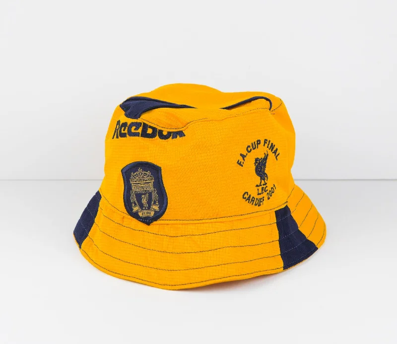 Liverpool Bucket Hat - 2001 F.A Cup Final Winners Orange