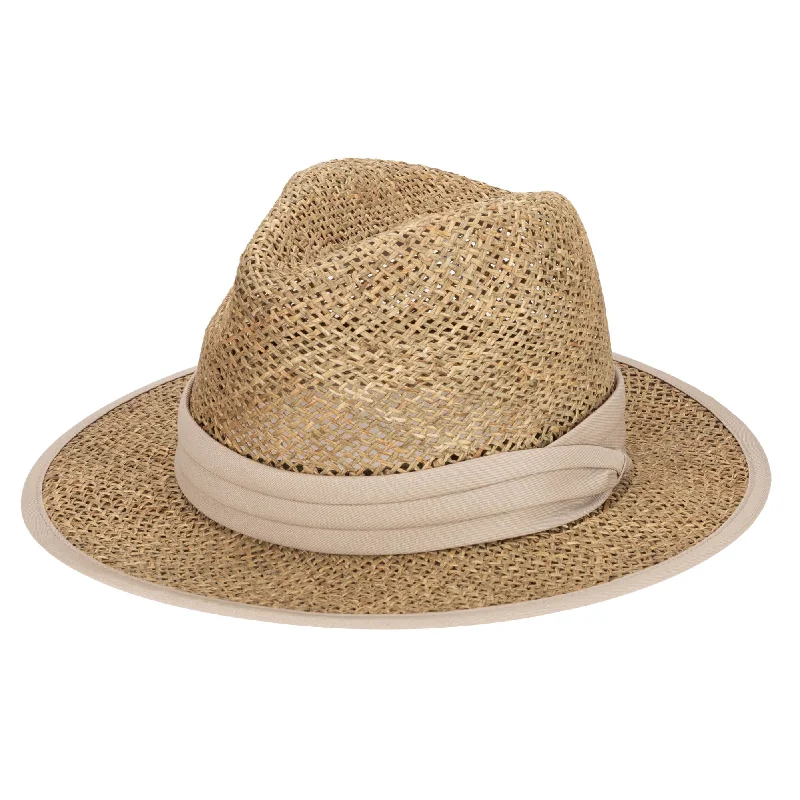 Mens Two Tone Rolled Brim Fedora