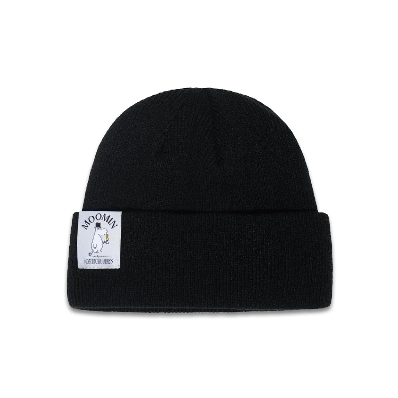 Moominpappa Winter Hat Beanie Adult - Black