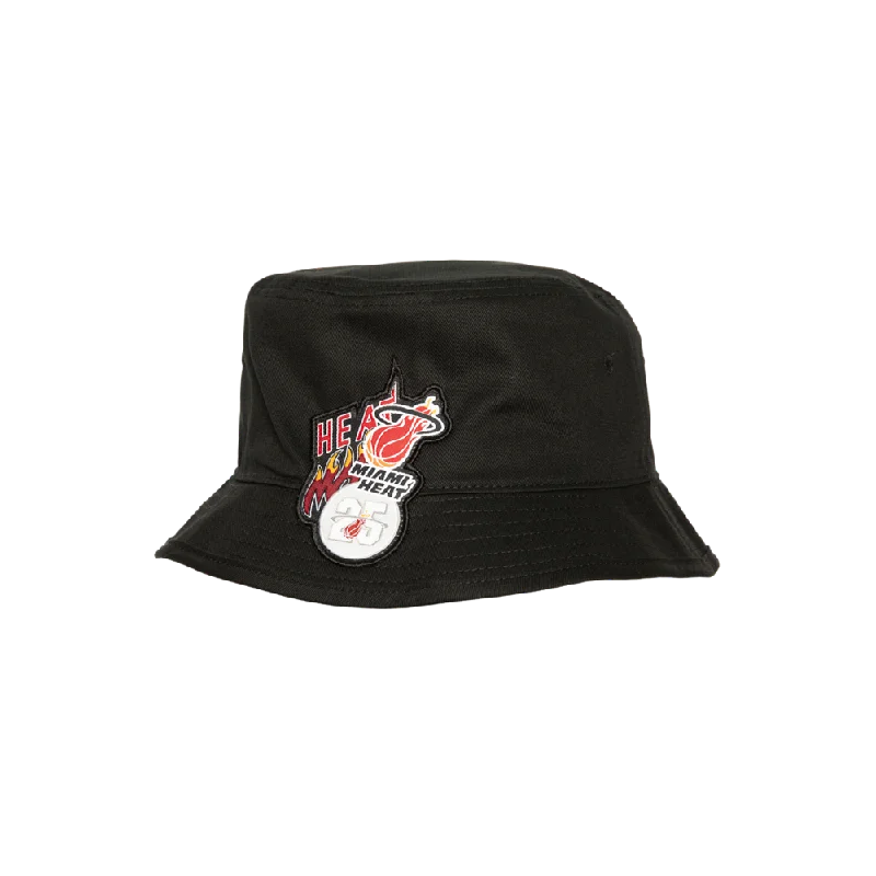 Miami HEAT Mitchell & Ness Logolap Bucket Hat