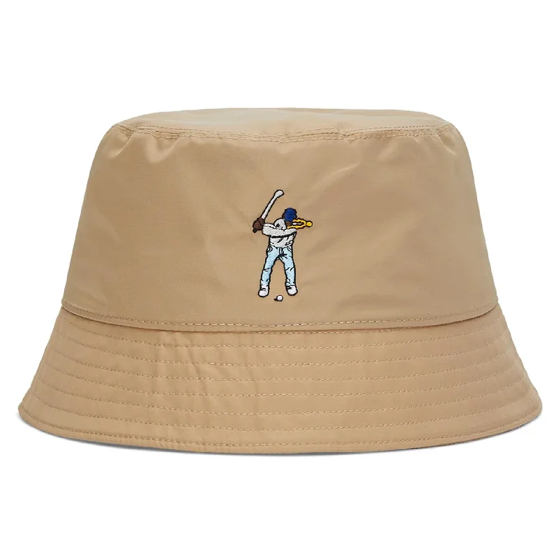 Nylon Bucket Hat Khaki - W23