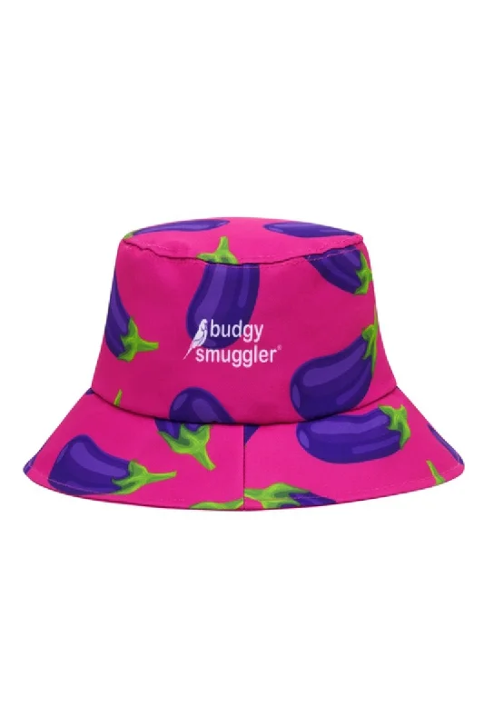 Bucket Hat in Obscene Aubergine