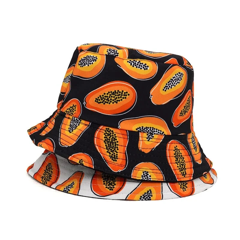 Papaya Reversible Bucket Hat