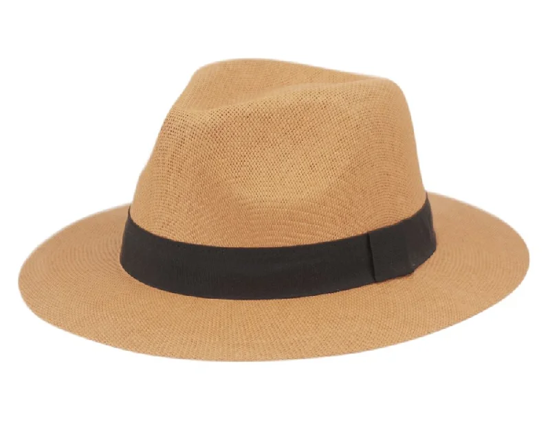 Paper Straw Panama Fedora Hat