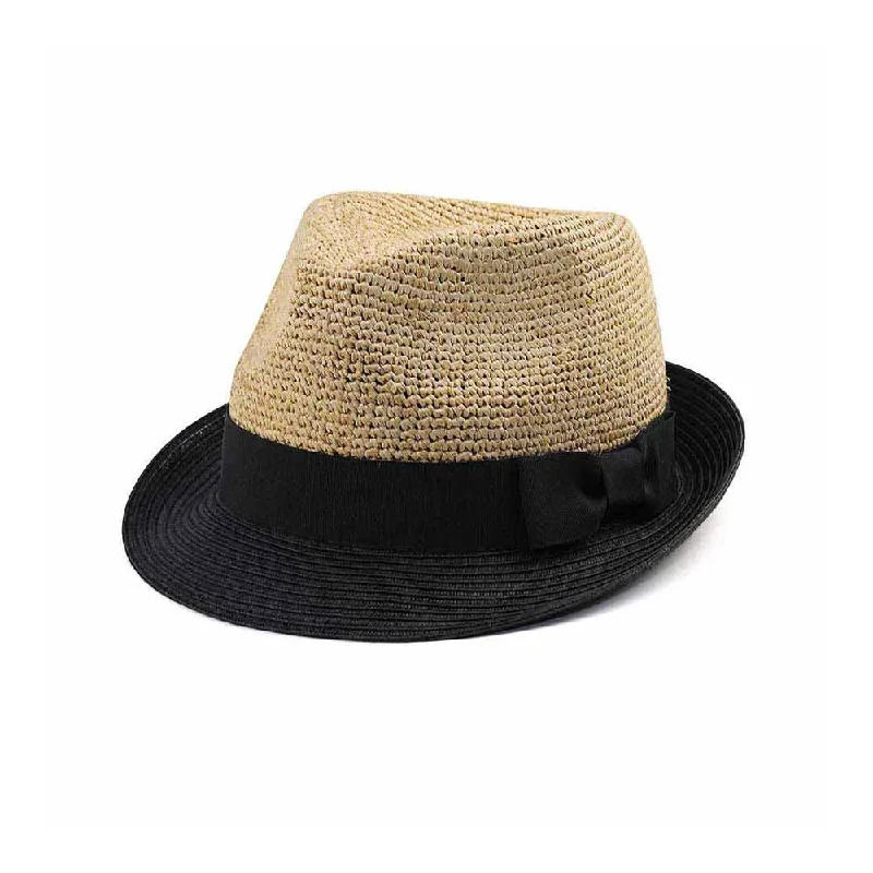 Raffia Fedora Hat