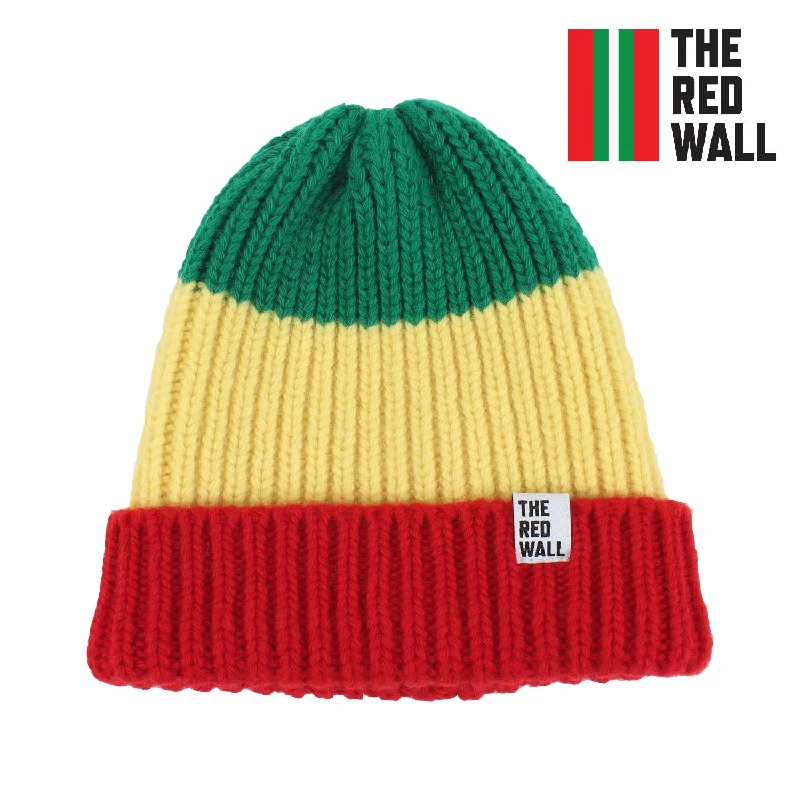 Red Wall Welsh Fan Wool Beanie