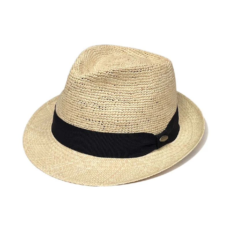 Saint Martin - Crocheted Panama Trilby Fedora