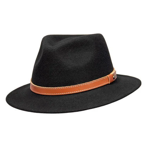 Saint Martin - Short Brimmed Wool Safari Hat