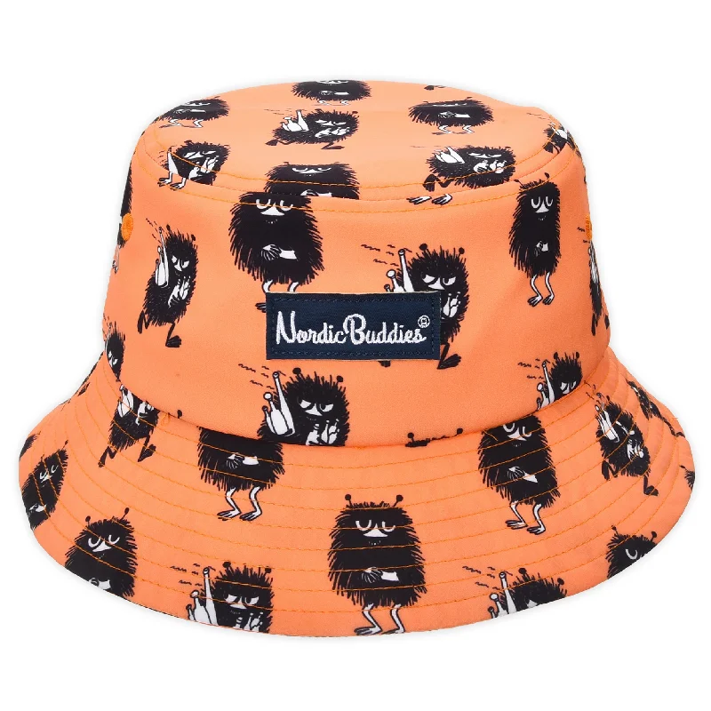 Stinky Plotting Nylon Bucket Hat Kids- Orange