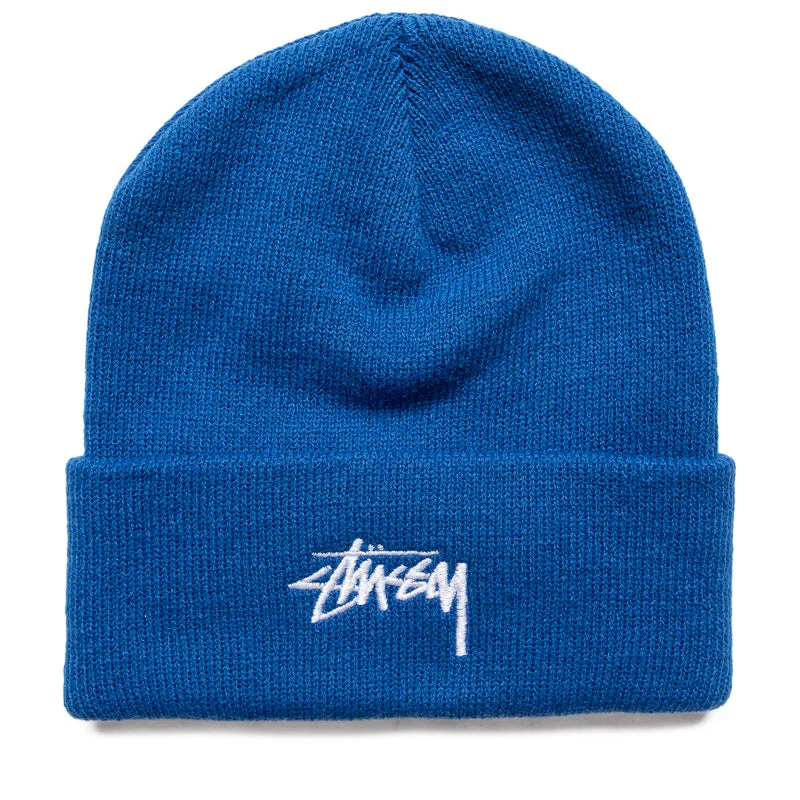 Stussy Stock Cuff Beanie - Deep Blue