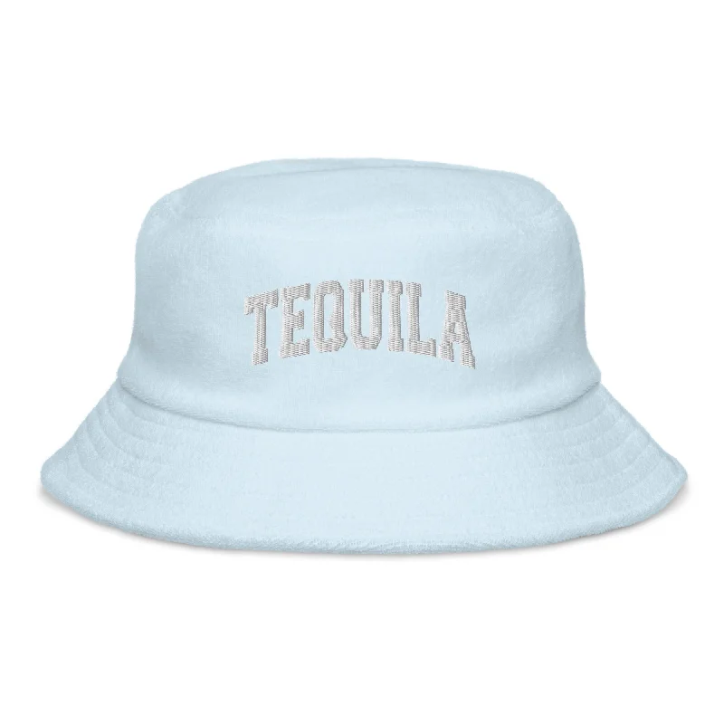 Tequila terry cloth bucket hat