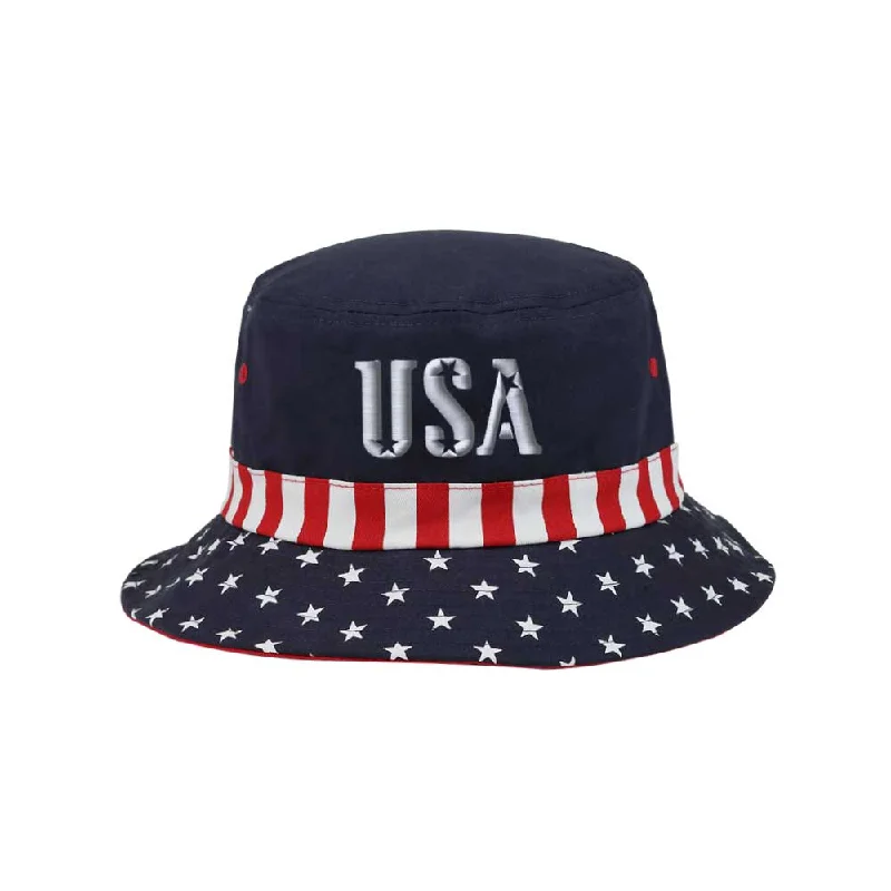 USA Stars & Stripes Bucket Hat