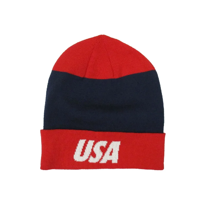 Nike USA Red/Navy Cuff Knit Beanie