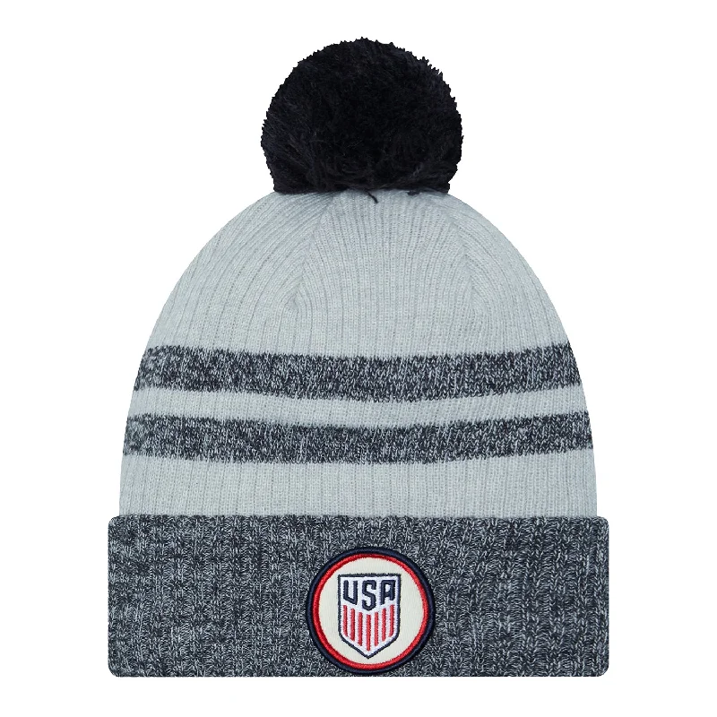 Adult New Era USMNT Navy Knit Hat