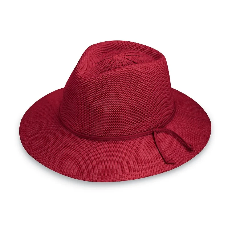 Victoria Fedora-Cranberry