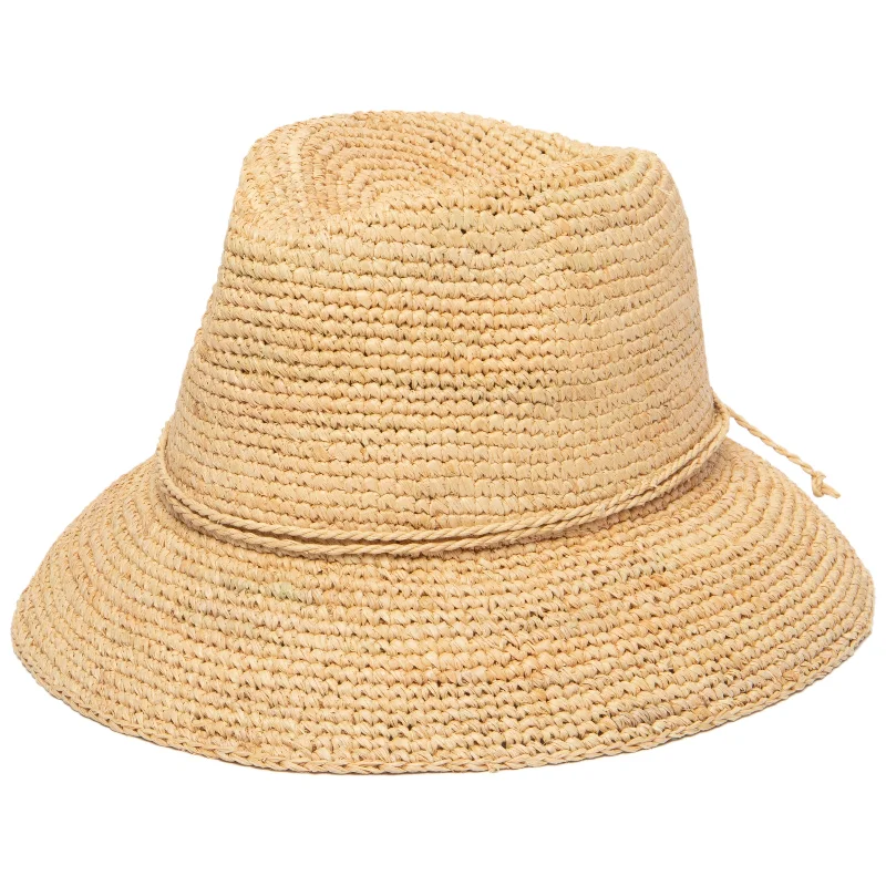 Laguna - Womens Crochet Raffia Bucket (RHS3106)