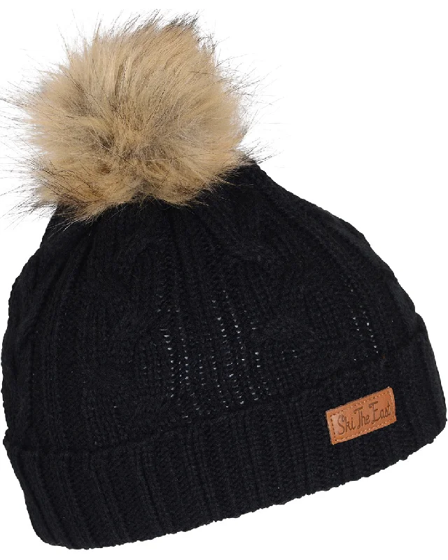 Women's Trapper Beanie - Black