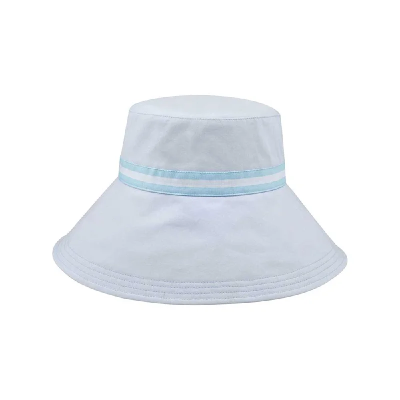 Women's Wide Brim Canvas Bucket Hat