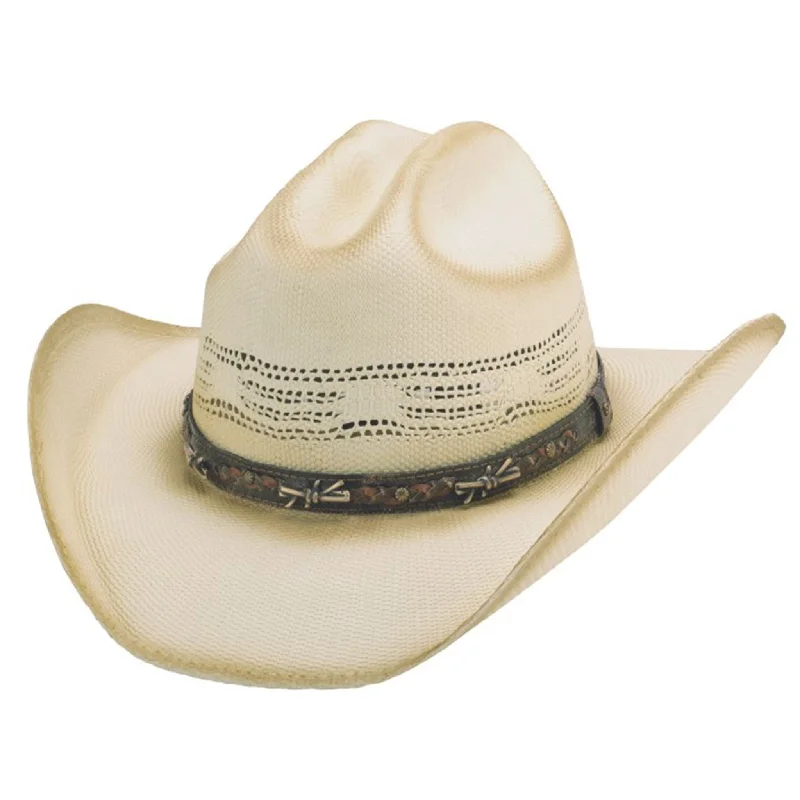 Montecarlo Barb Wire Bangora Straw Hat