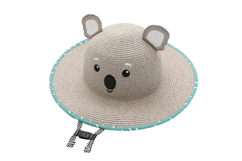 Kids Lifeguard Straw Hat - Koala