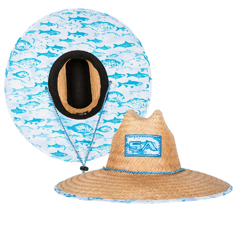 Palms Under Brim Straw Hat | Freshwater