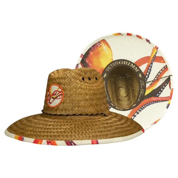 Peter Grimm - Octopus Straw Lifeguard Hat