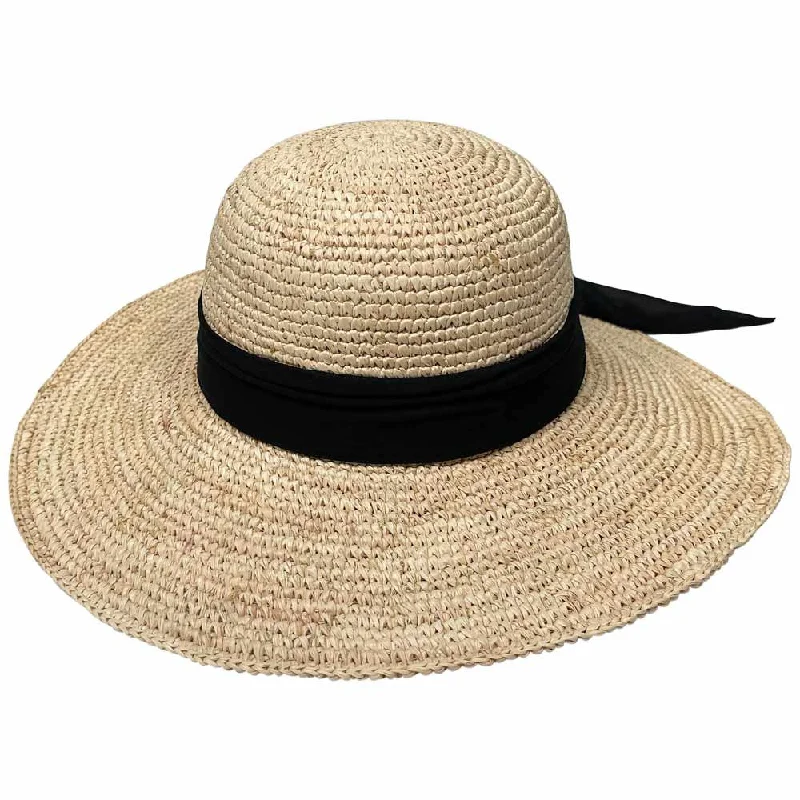 Saint Martin - Crochet Raffia Sun Hat with Bow