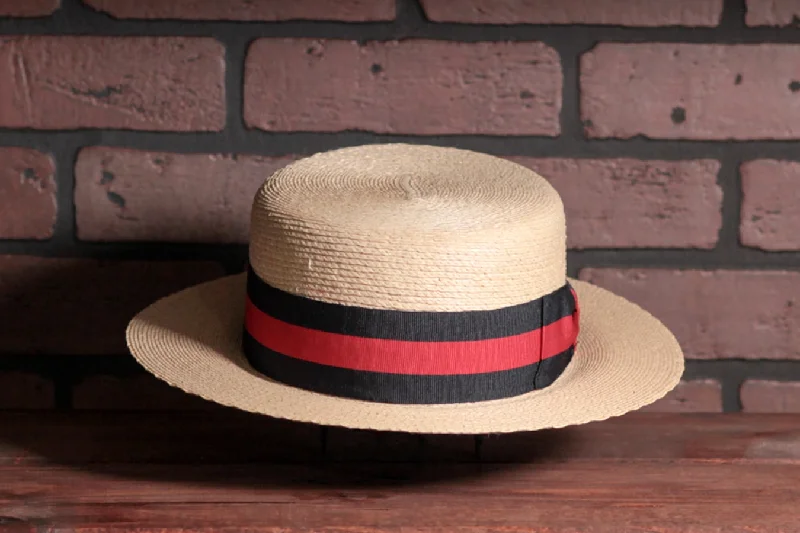 Straw Boater "Boater Italiano" style